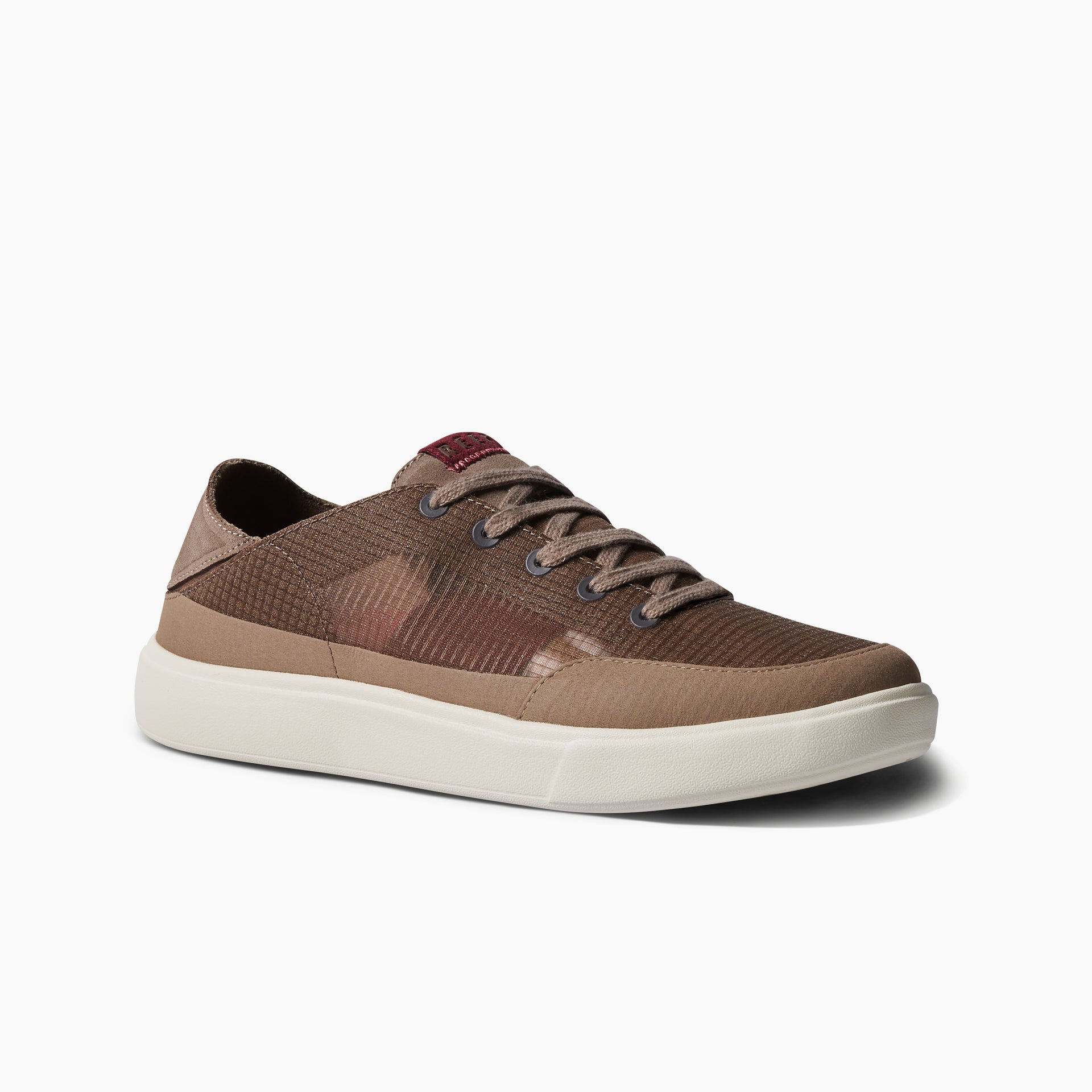 Reef Navigator Mens Shoe Fossil-Maroon 12