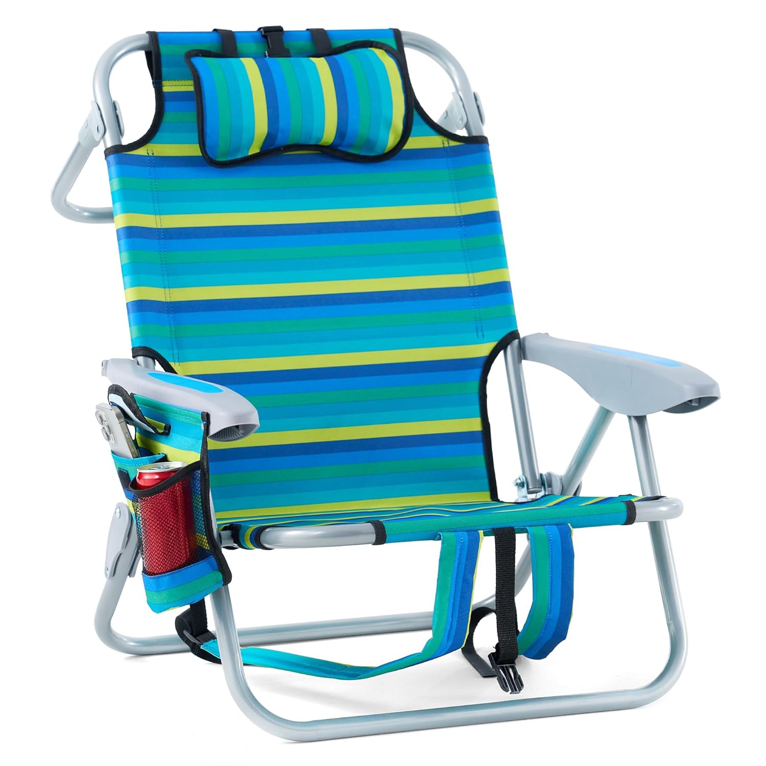 WFS 4 Position Reclining Beach Chair multi