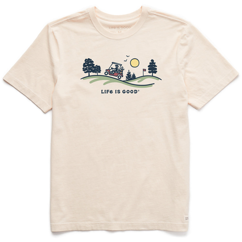 Life Is Good Quirky Golf Cart Delray Beach SS Tee
