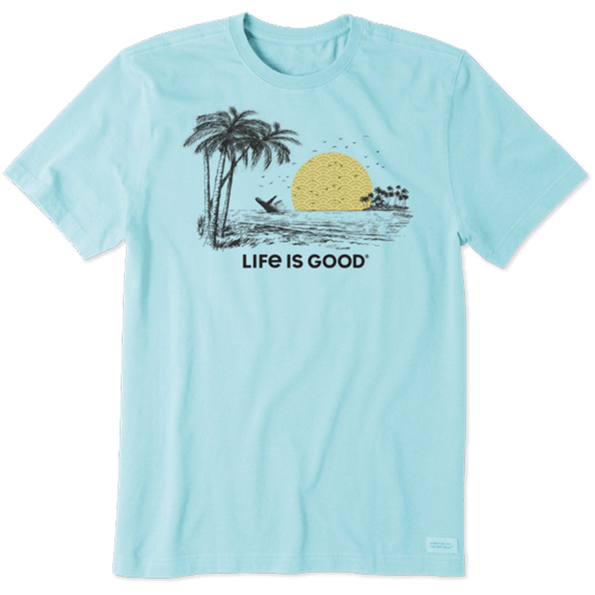 Life Is Good Beach Life Is Good Delray Beach SS Tee Blue XL