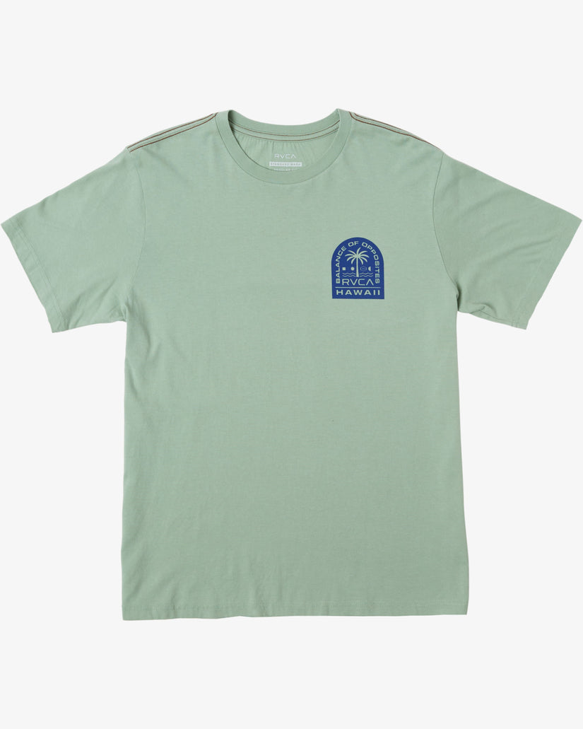RVCA Tropics FL SS Tee GNG XL