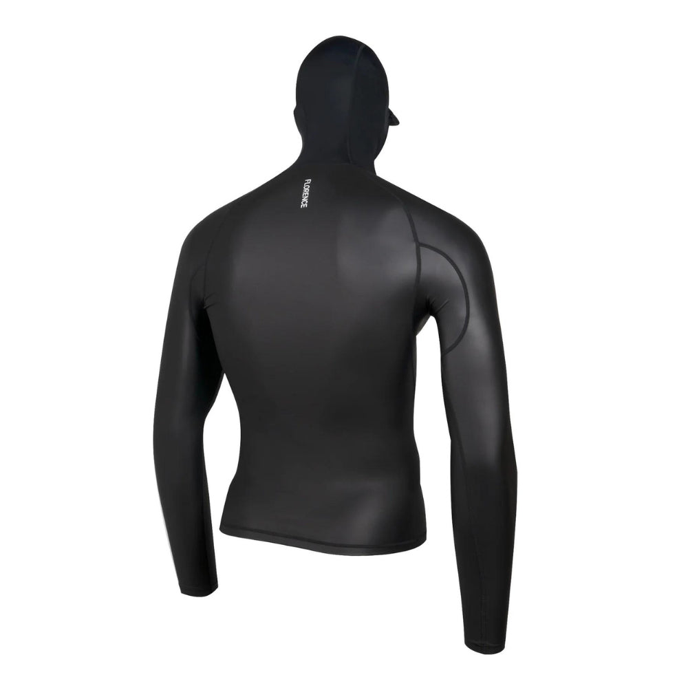 Florence Marine X Windshield LS Hooded Rashguard Black XXL