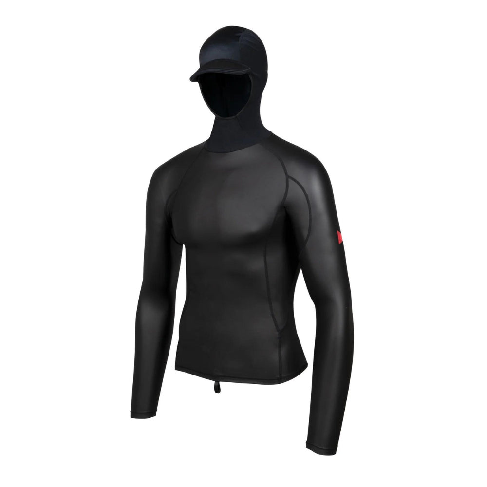 Florence Marine X Windshield LS Hooded Rashguard Black XXL