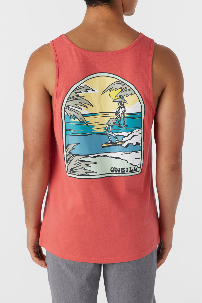 O'NEILL CHILL BONES TANK RED2-HOT RED M