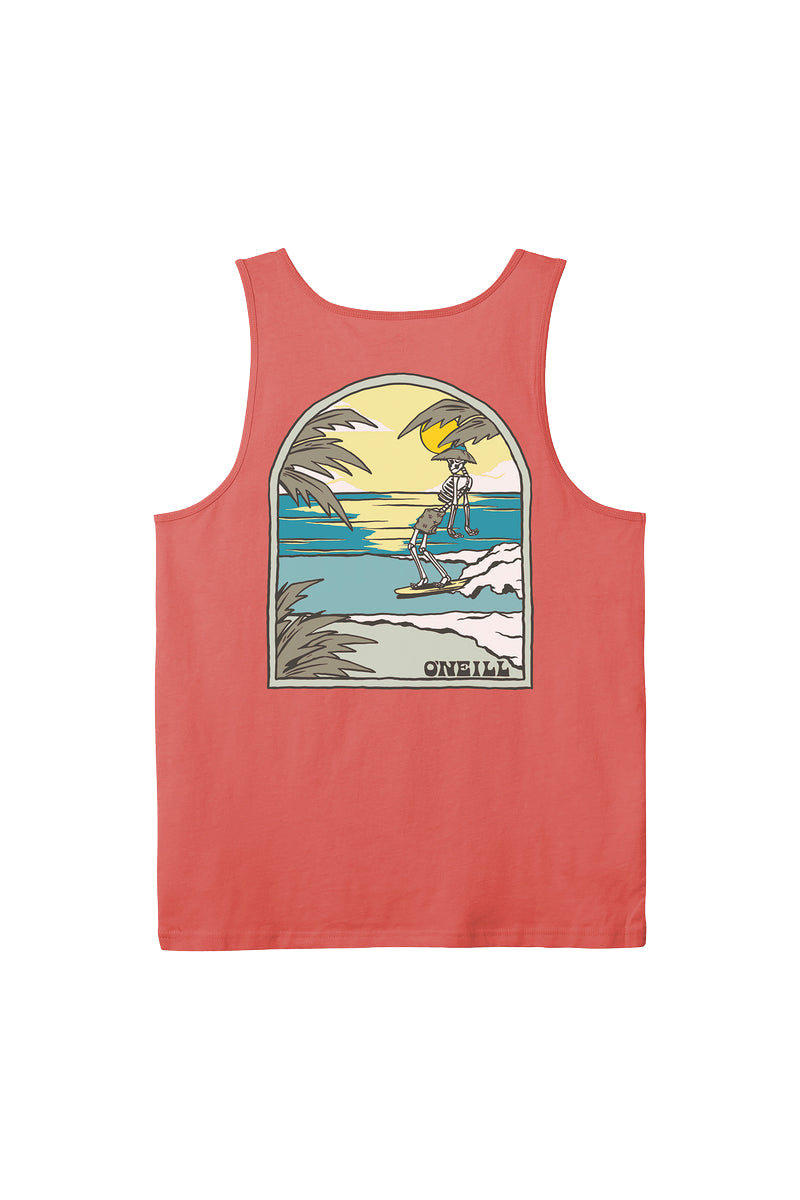 O'NEILL CHILL BONES TANK RED2-HOT RED M