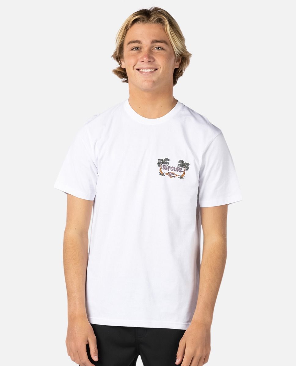 Rip Curl Shredding Tee 1000-WHITE XXL