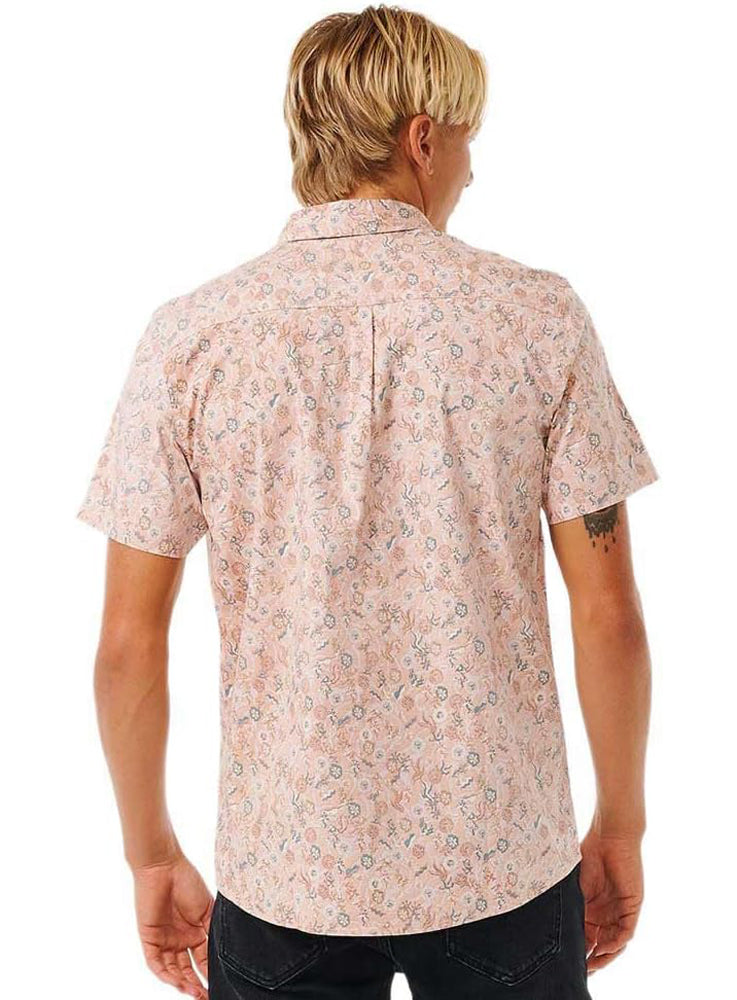 RIP CURL FLORAL REEF S/S SHIRT 0136-CLAY L