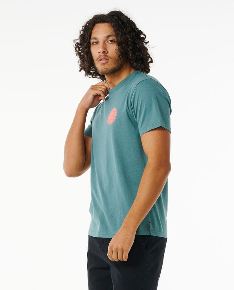 RIP CURL WETSUIT ICON TEE 3136-BLUESTONE M