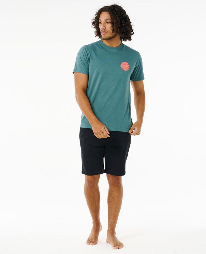 RIP CURL WETSUIT ICON TEE 3136-BLUESTONE M