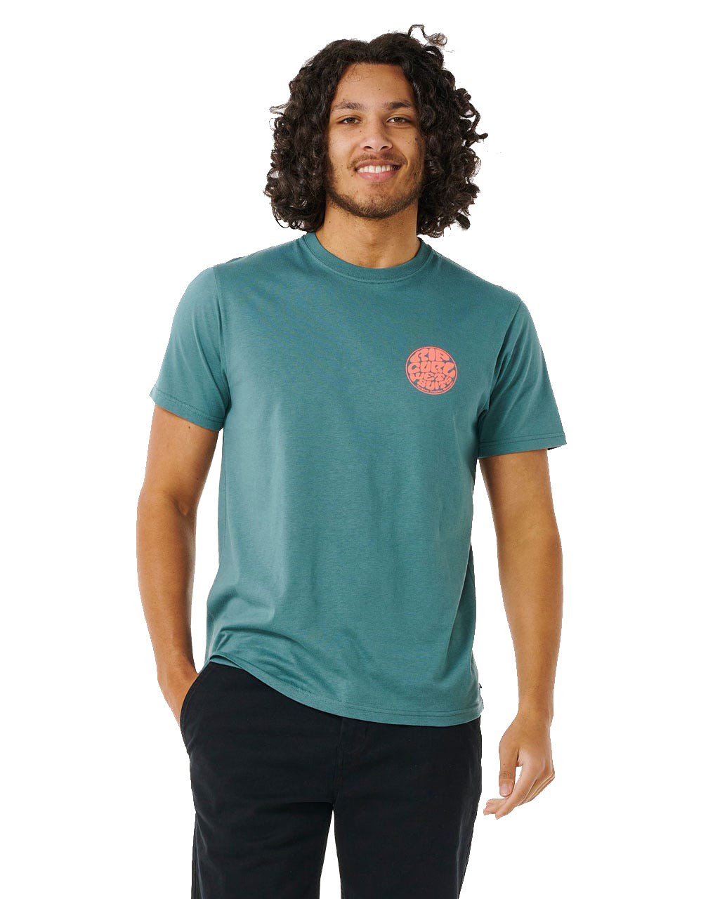 RIP CURL WETSUIT ICON TEE 3136-BLUESTONE M