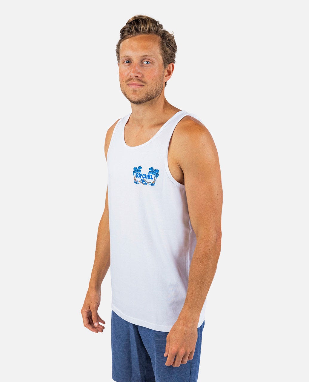 RIP CURL SHREDDING TANK 0867-CALIFORNIA WHITE S