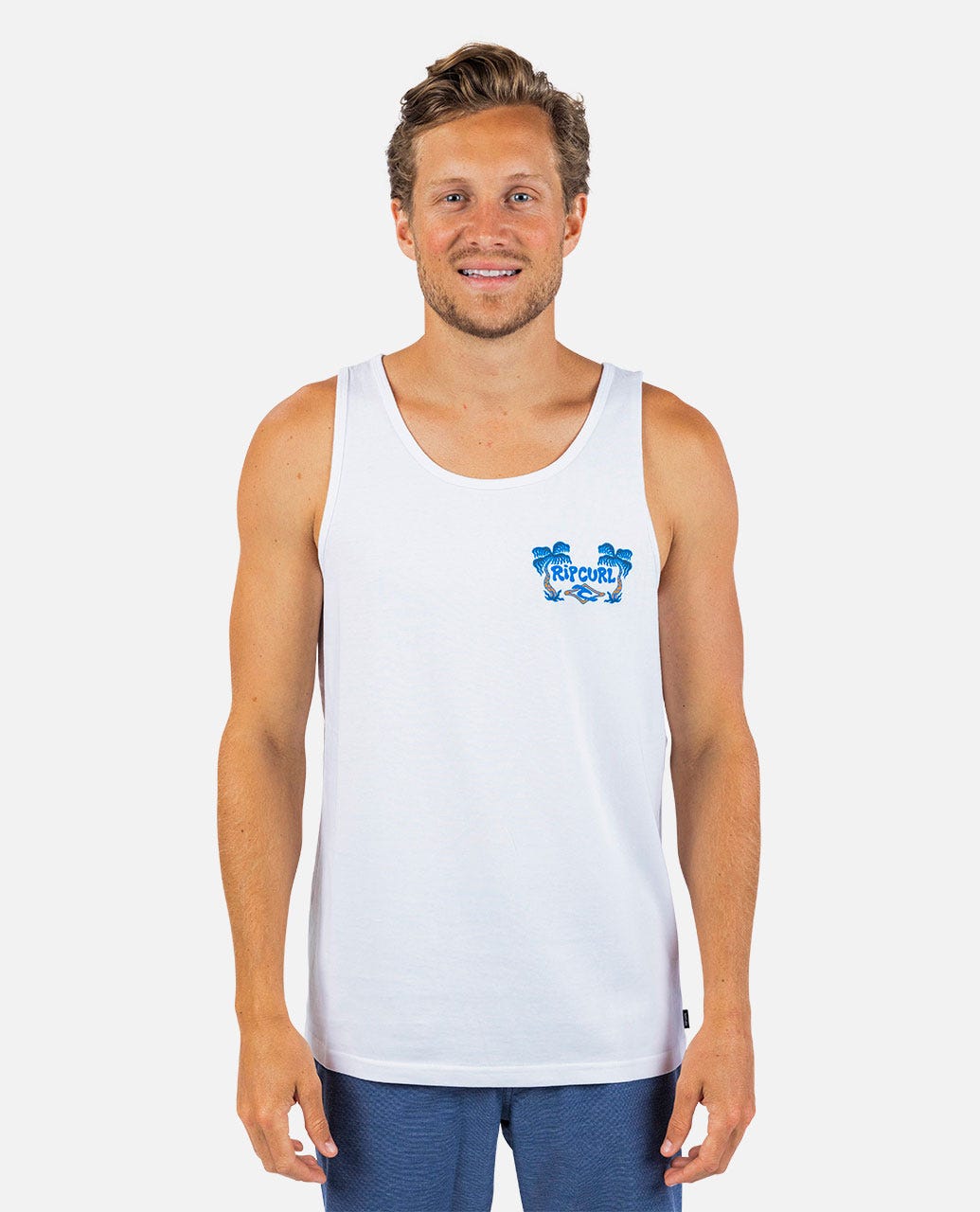 RIP CURL SHREDDING TANK 0867-CALIFORNIA WHITE S
