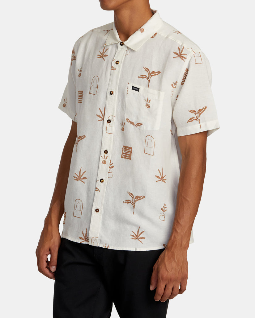 RVCA ARTIFACTS SS SEW0-Ecru L