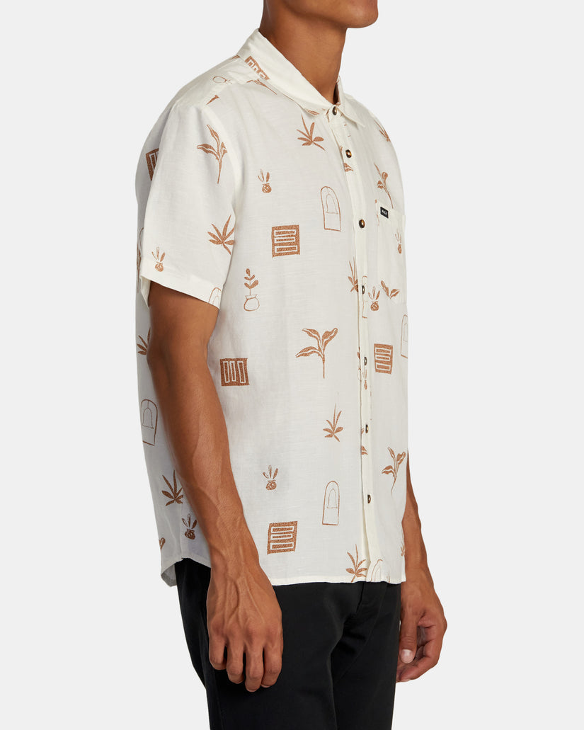 RVCA ARTIFACTS SS SEW0-Ecru L