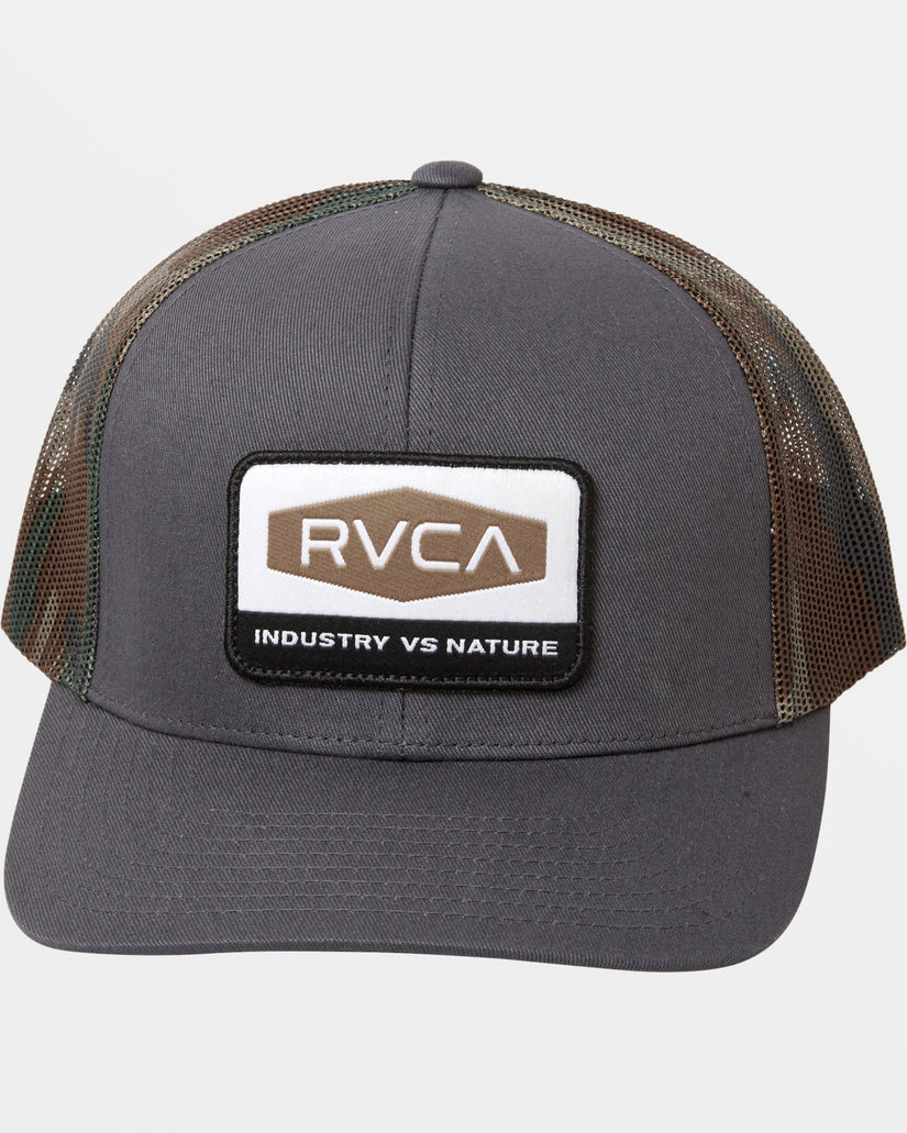 RVCA Mission Trucker Hat DGY-Dark Grey 1SZ
