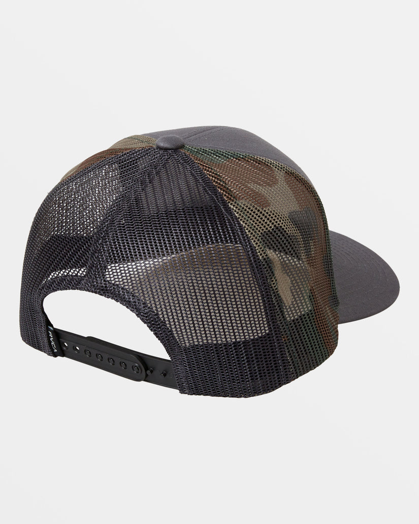 RVCA Mission Trucker Hat DGY-Dark Grey 1SZ