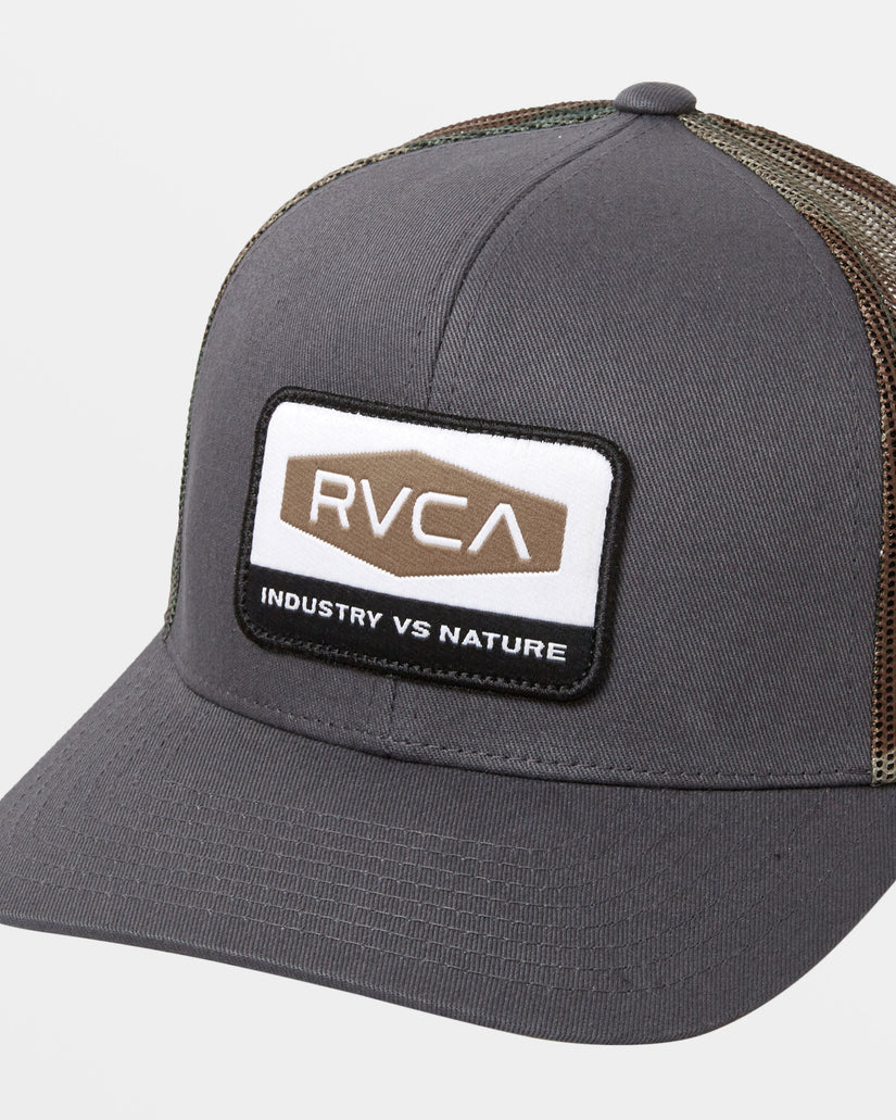 RVCA Mission Trucker Hat DGY-Dark Grey 1SZ