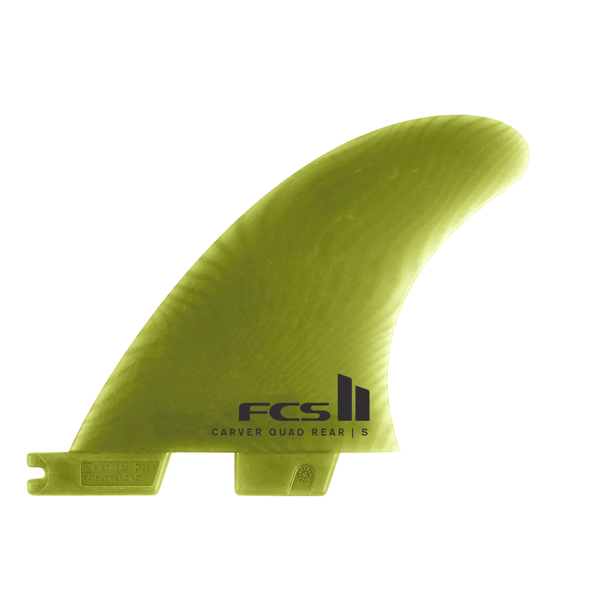 FCS 2 Carver Neo Glass Tri-Quad Fin Set Eucalyptus L