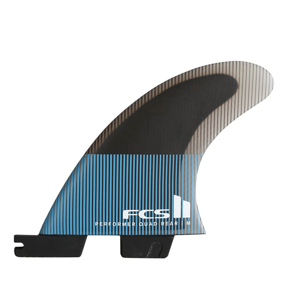 FCS 2 Performer PC Quad-Fin Set Tranquil Blue M