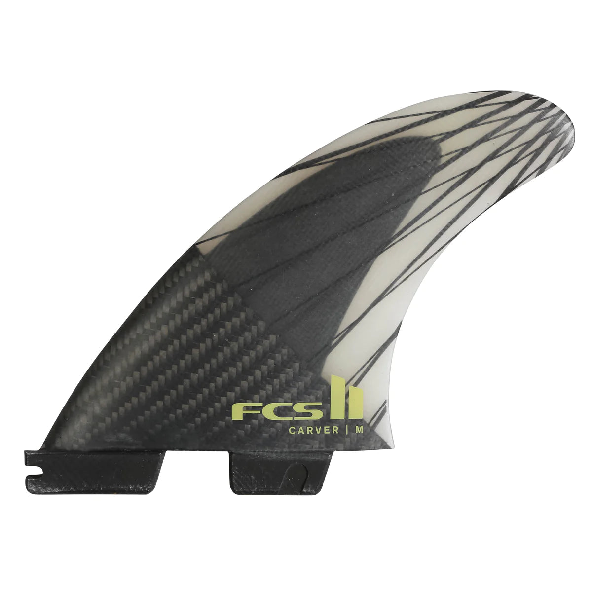 FCS 2 Carver PC Carbon Tri-Fin Set Eucalyptus L