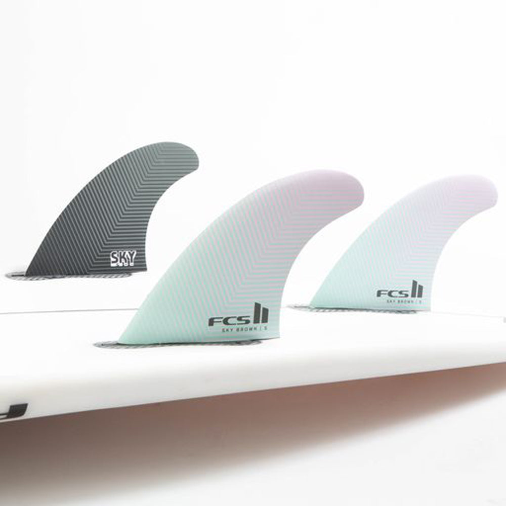 FCS 2 SB PC Tri-Fin Set Seafoam-Lavender S