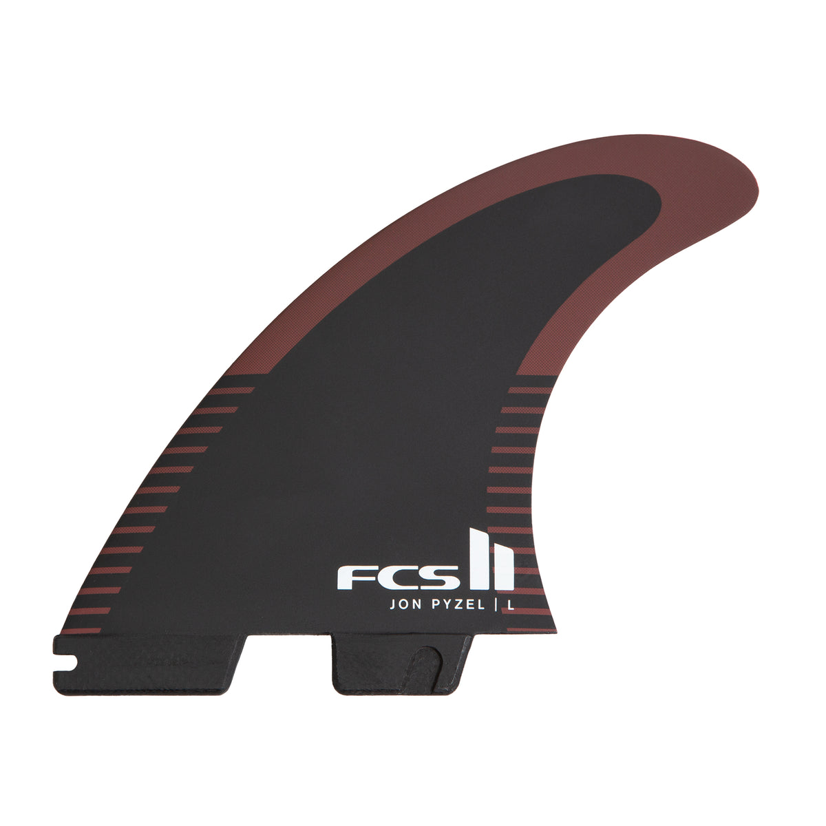 FCS 2 Pyzel PC Tri-Fin Set Black-Shiraz M