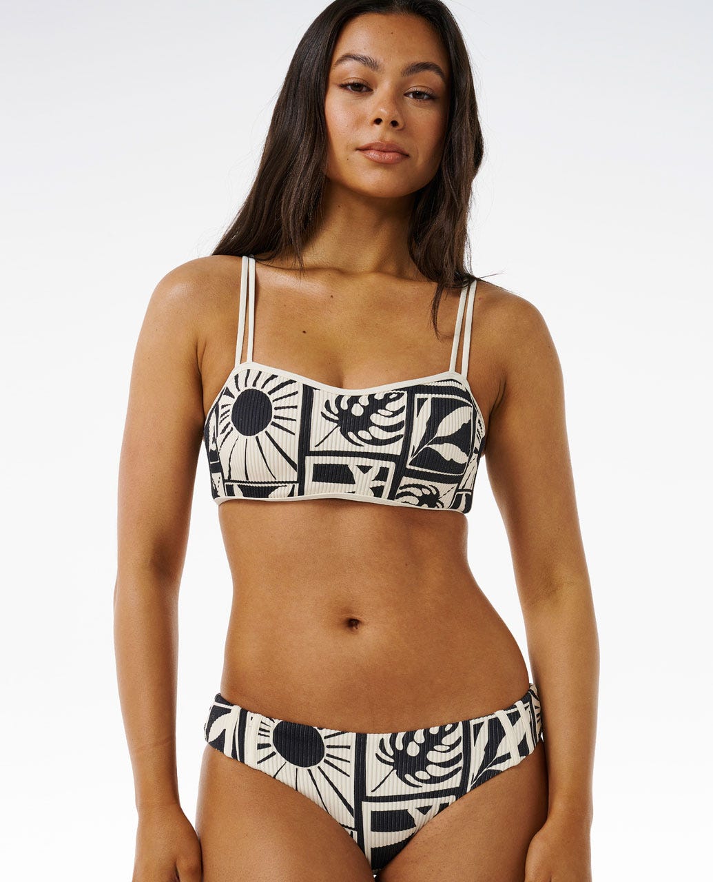 RIP CURL SANTORINI SUN CHEEKY HIPSTER 0090-BLACK M