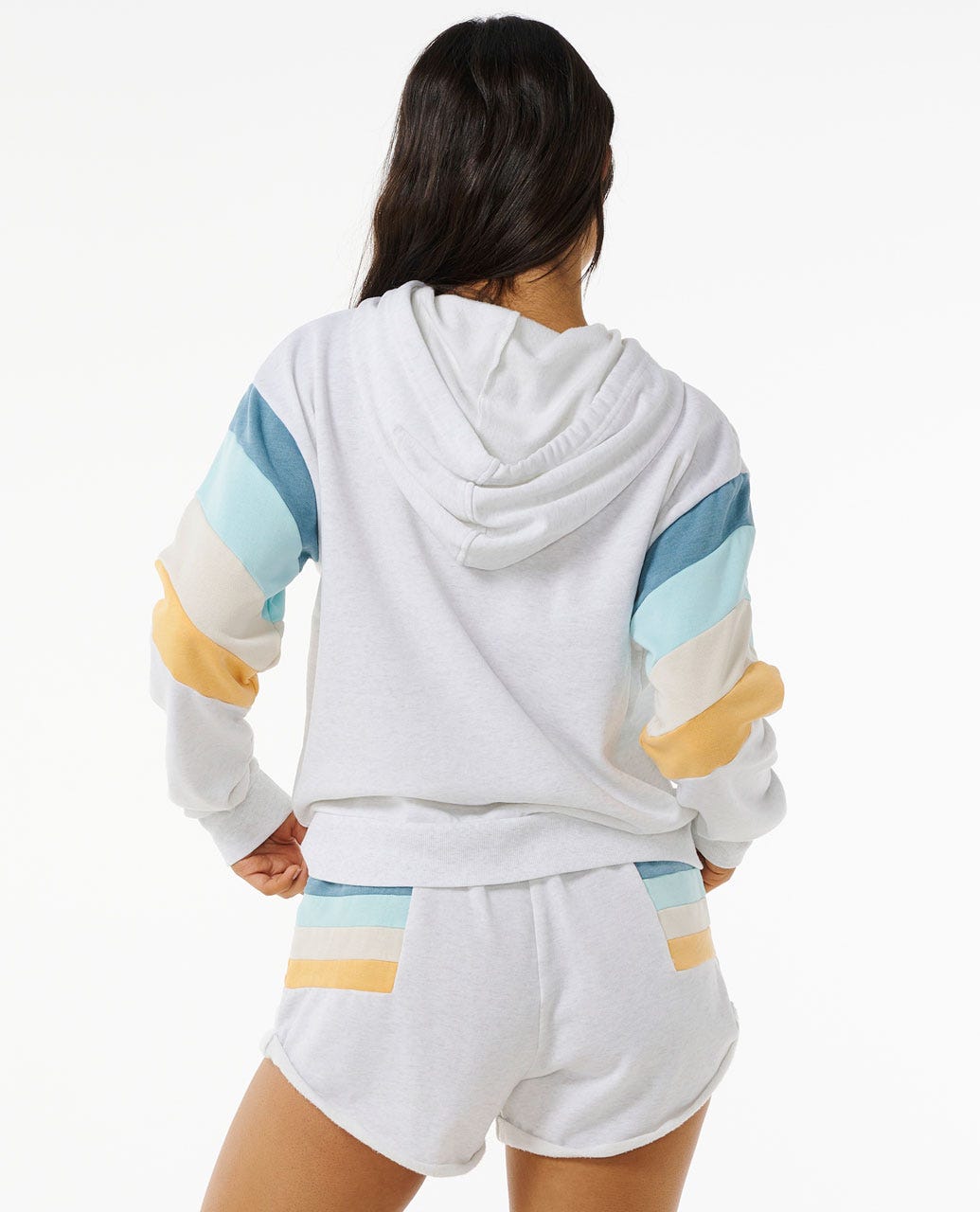 RIP CURL SURF REVIVAL FLEECE SHORT 0085-GREY MARLE 2XS