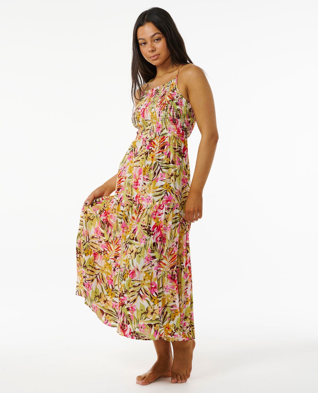 RIP CURL COPACABANA MIDI DRESS 3282-MULTICO L