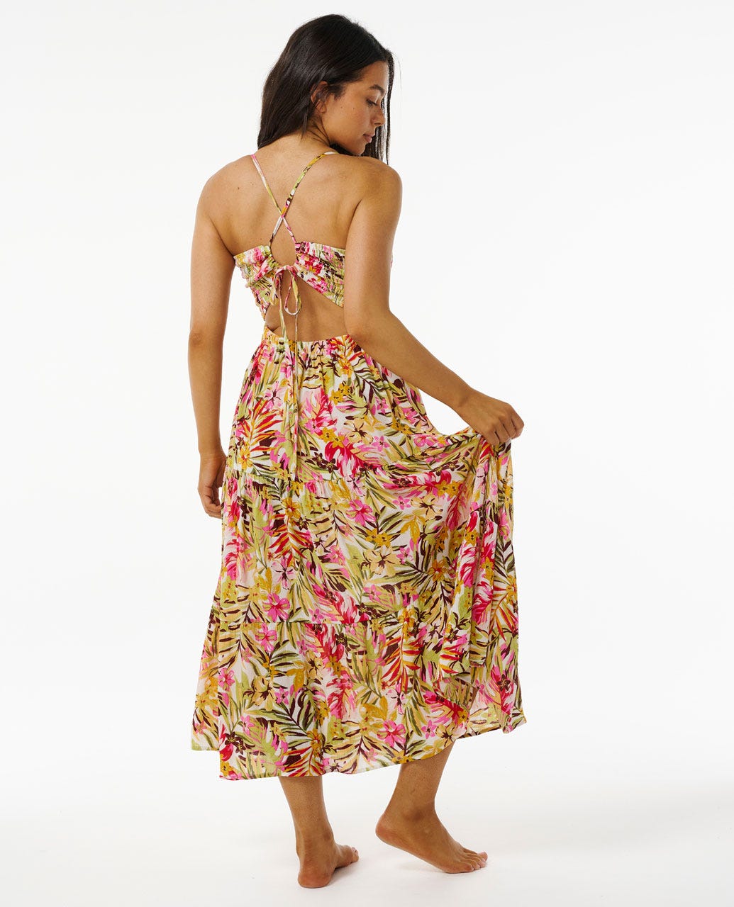 RIP CURL COPACABANA MIDI DRESS 3282-MULTICO L