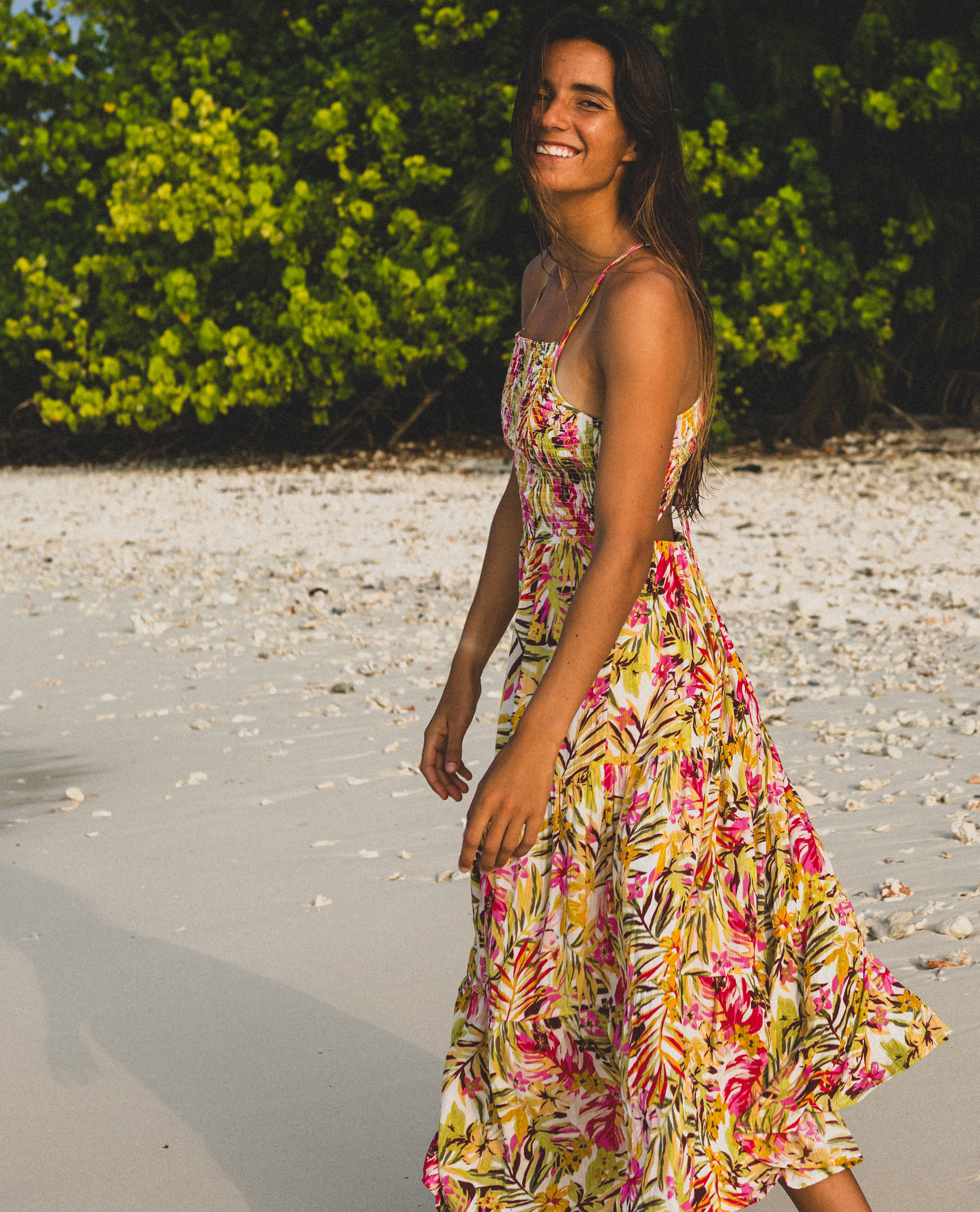 RIP CURL COPACABANA MIDI DRESS 3282-MULTICO XS