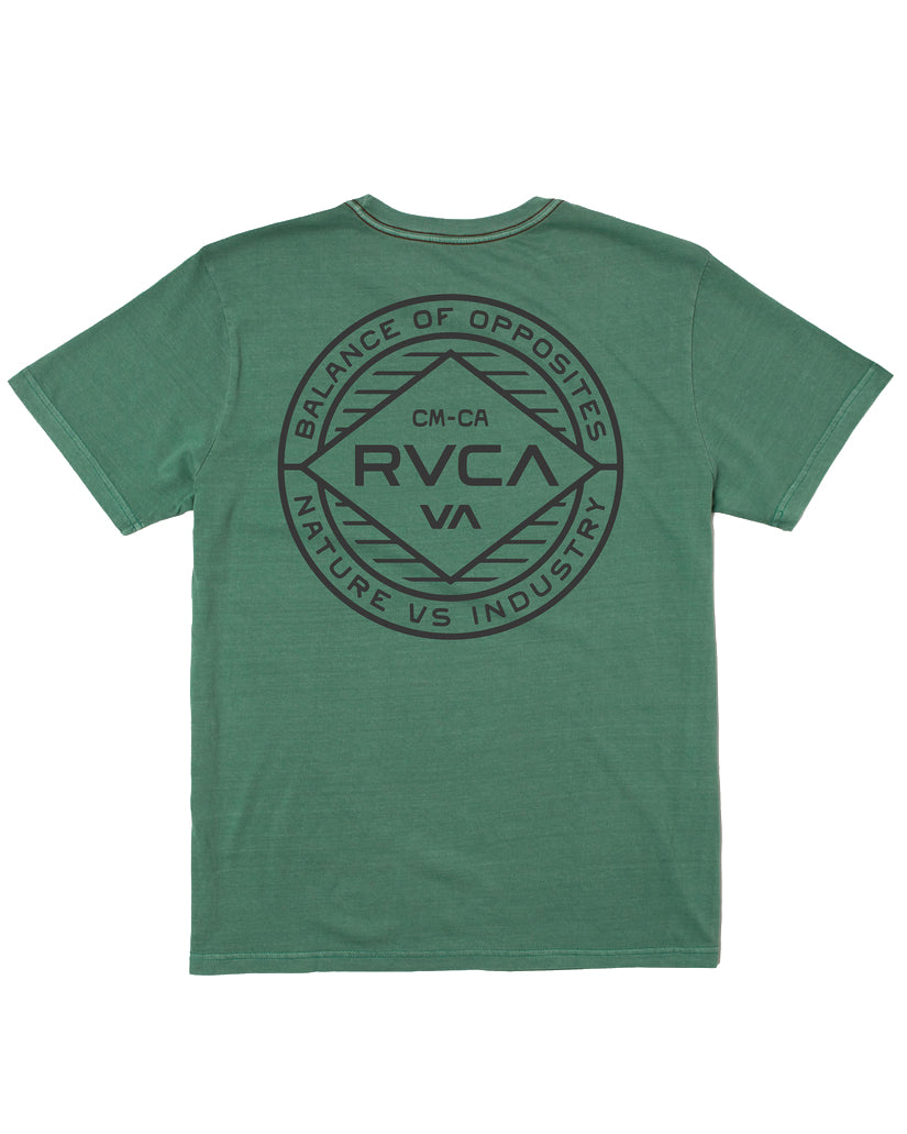 RVCA WORDMARK SS TEES SPR-Spruce S