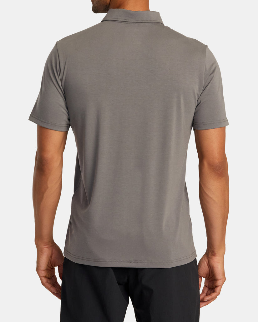 RVCA BALANCE POLO KTTP GRA-Graphite L