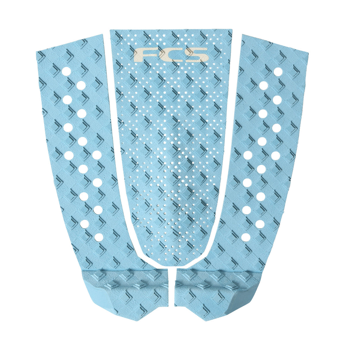 FCS T-3 Eco Traction Pad Tranquil Blue