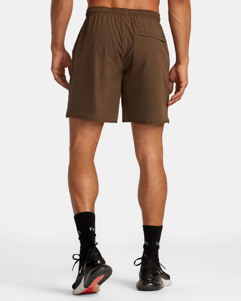 RVCA Yogger Stretch Short MOC-Mocha L