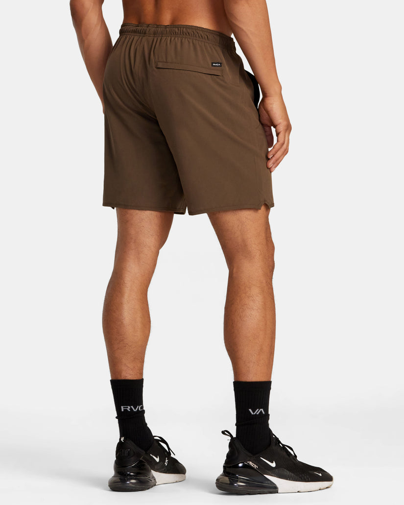 RVCA Yogger Stretch Short MOC-Mocha M