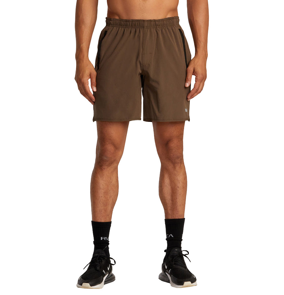 RVCA Yogger Stretch Short MOC-Mocha M