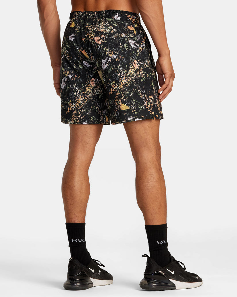 RVCA Yogger Stretch Short GRY8-REAL TREE L