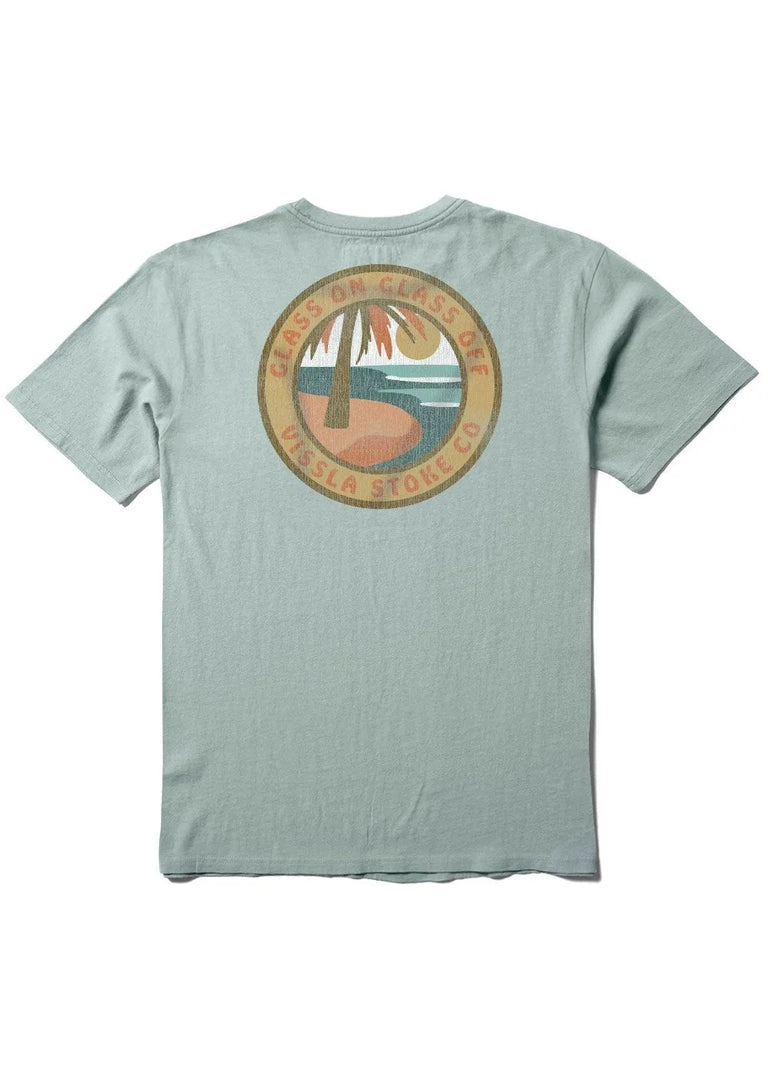 Vissla Glass On Glass Off SS Tee AGA-Agave XXL