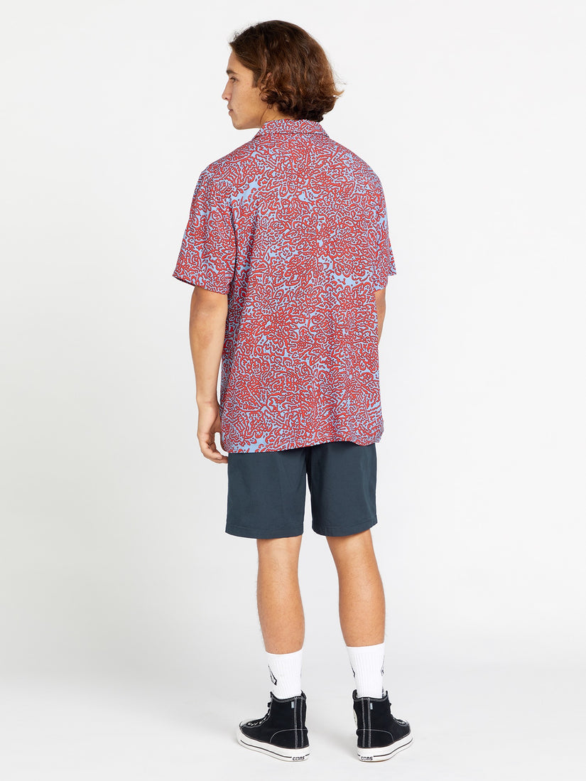 VOLCOM PURESTONE SS BRB-BLUE BIRD M