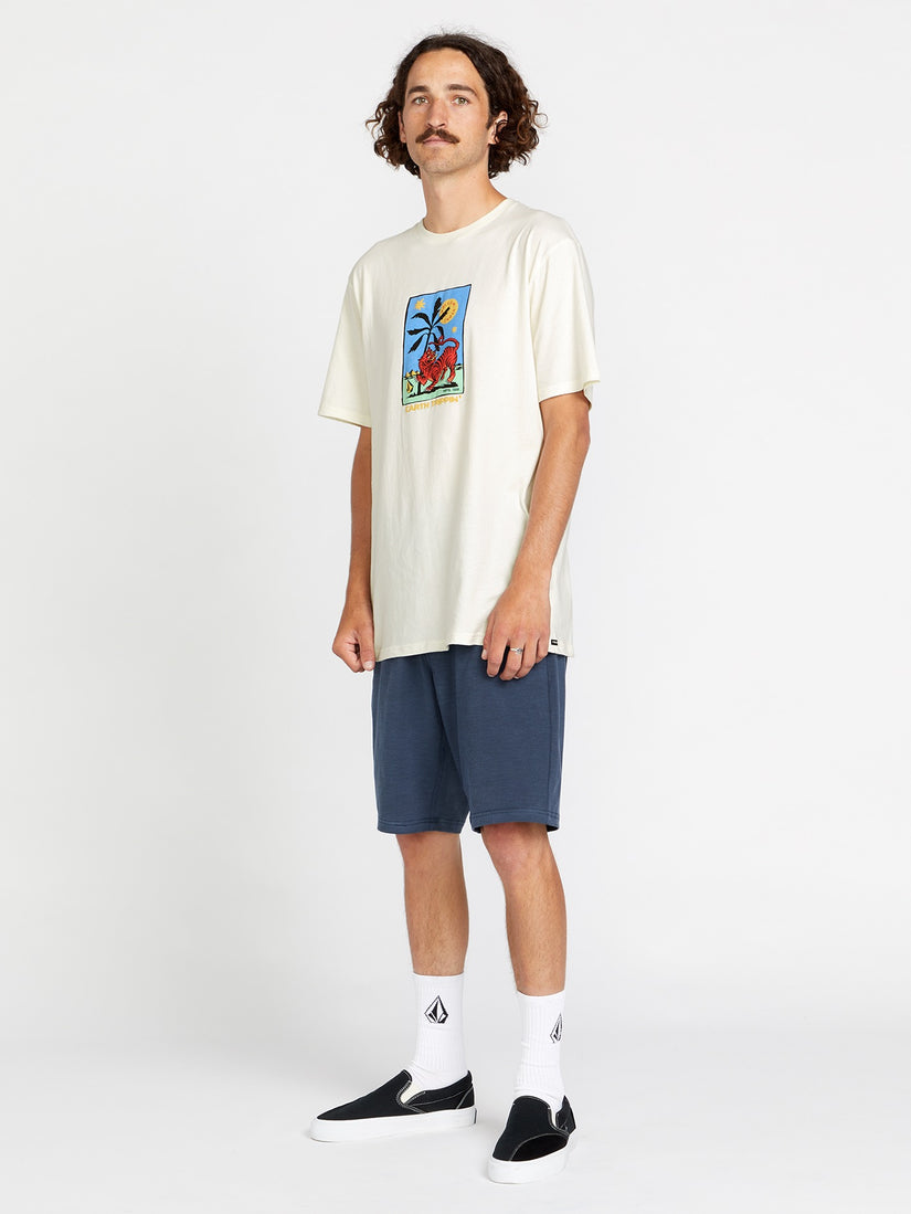 VOLCOM TAROT TIGER FTY SS TEE OFW-OFF WHITE S