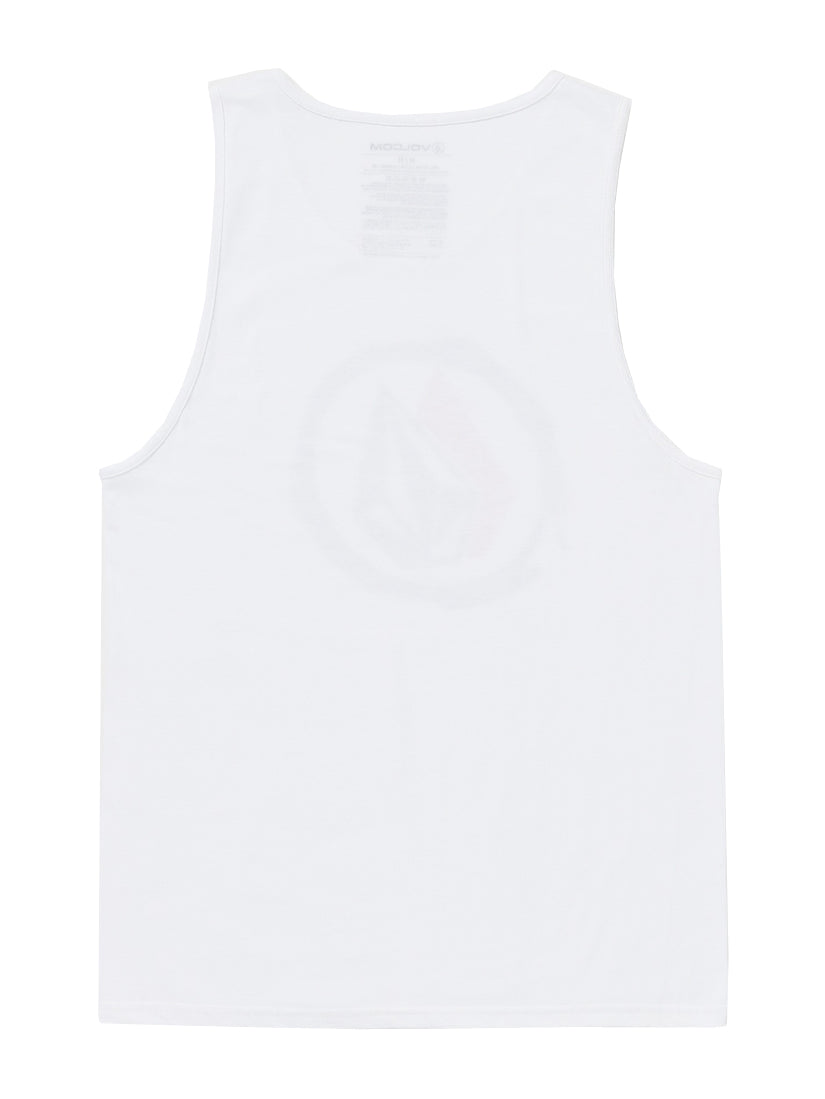 VOLCOM FOURTHER TANK WHT-WHITE S
