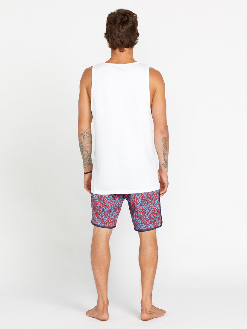 VOLCOM FOURTHER TANK WHT-WHITE S