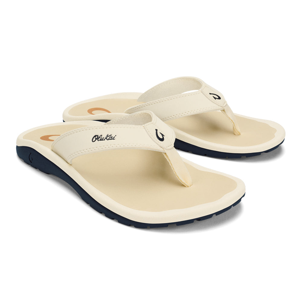 Olukai Ohana Mens Sandal WS2D-White Sand- Deepest Depths 12