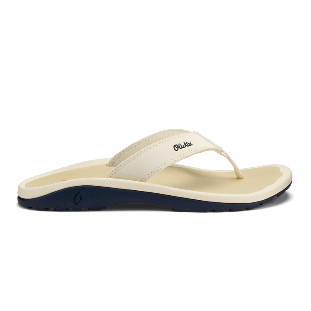 Olukai Ohana Mens Sandal WS2D-White Sand- Deepest Depths 9