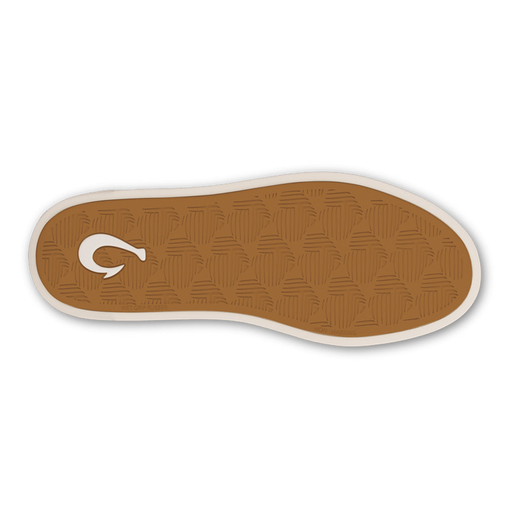 Olukai Pehuea Li Womens Shoe 20WS-Tapa-White Sand 6