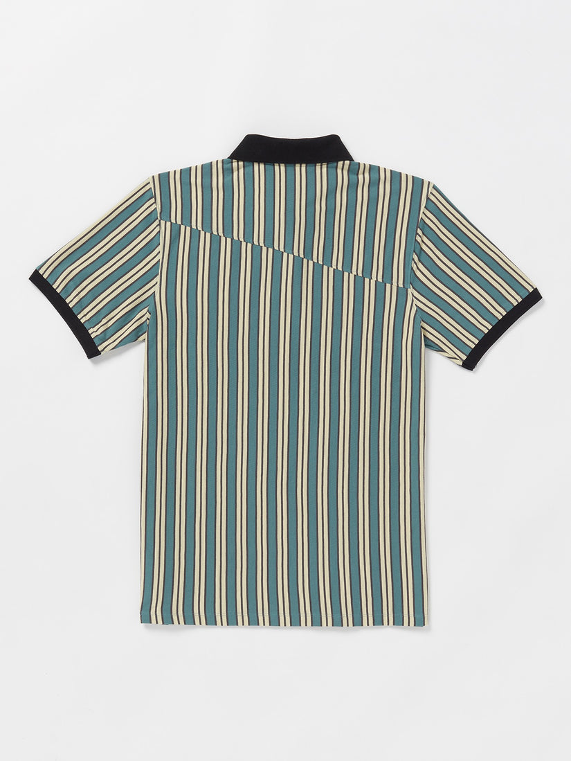 VOLCOM STRIKER STONE POLO SS SVB-SERVICE BLUE XS