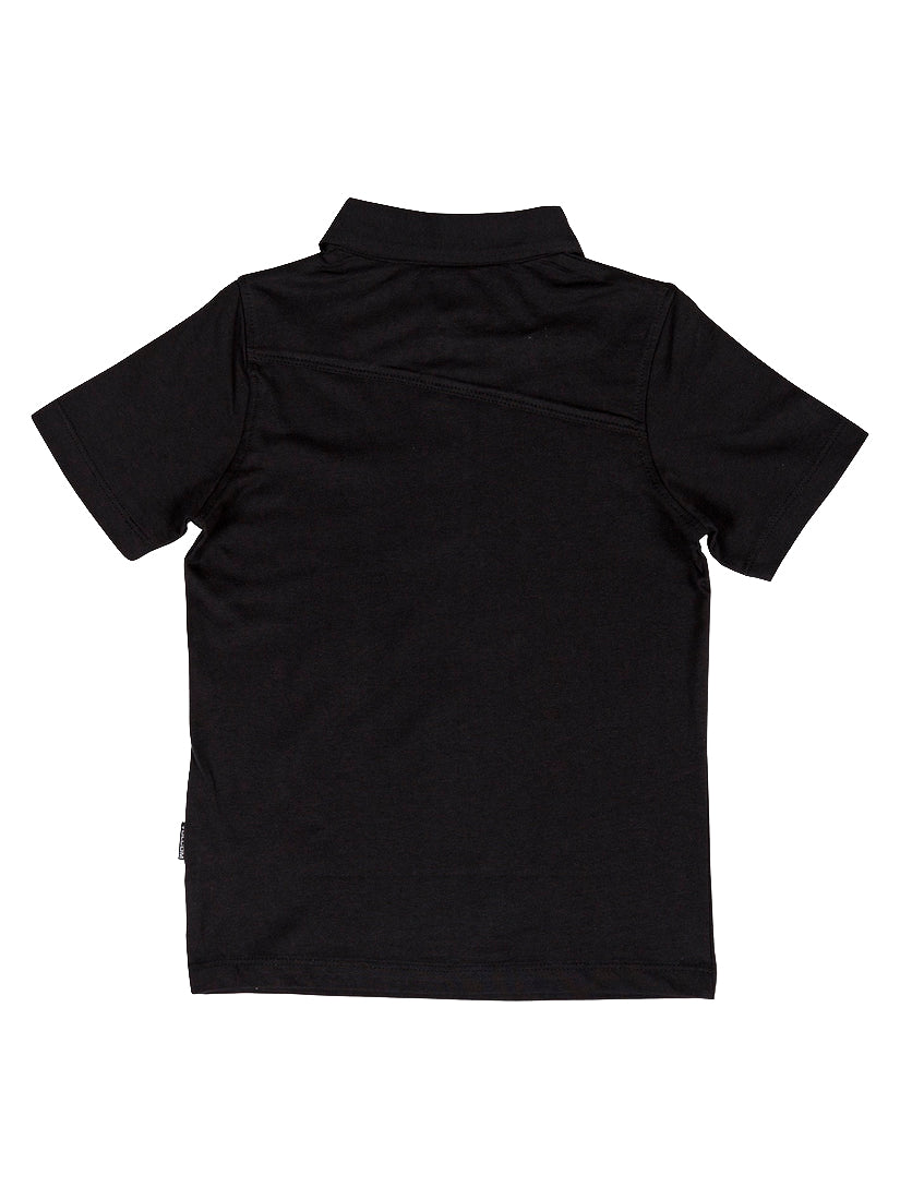 Volcom Little Boys Wowzer Polo BLK-BLACK 6