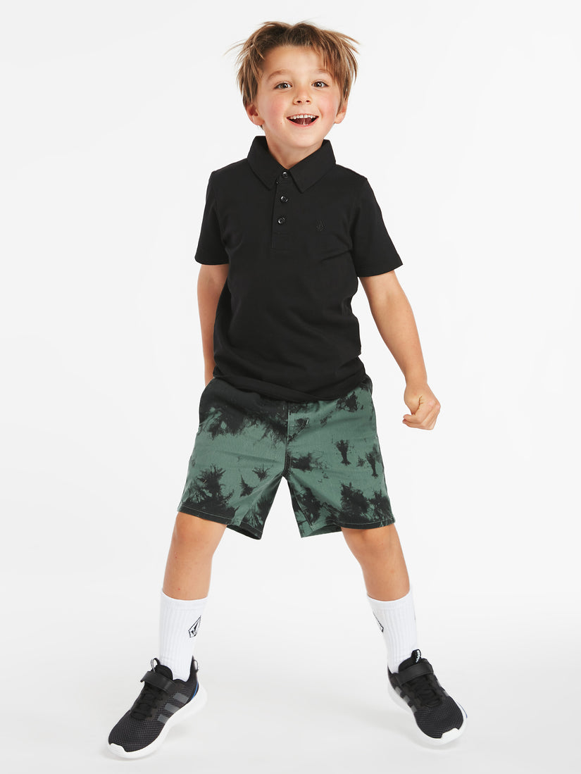 Volcom Little Boys Wowzer Polo BLK-BLACK 5