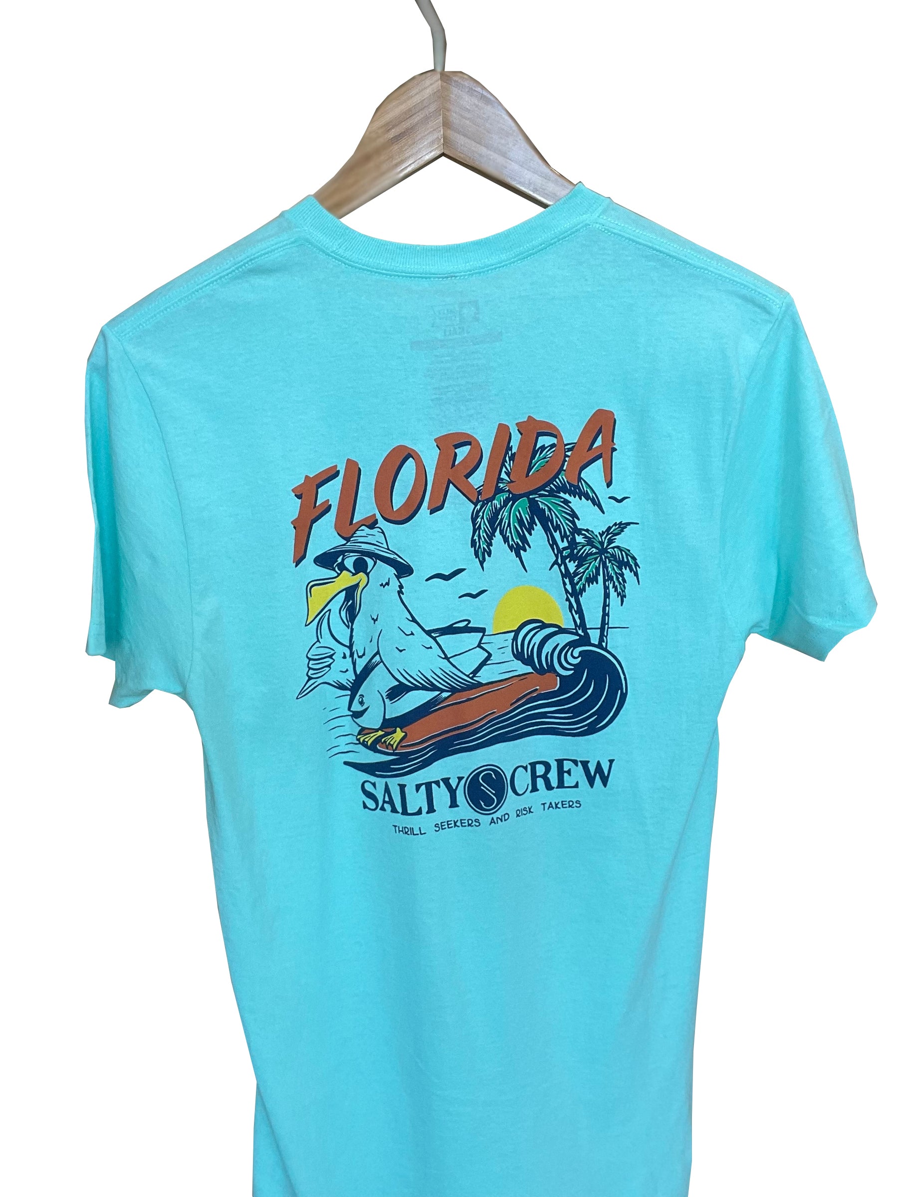 Salty Crew Florida Peli SS Tee Seafoam XL